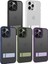 iPhone15 Pro Max Cilt Touch Tpu+Akrilik Telefon Vaka Yeşili Için Kickstand Telefon Kapağı (Yurt Dışından) 2