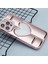 iPhone14 Pro Tpu Kasası Elektrapan Telefon Kapağı Için Mns Serisi Clear 3D Kalp Şekli Golü Altın (Yurt Dışından) 2