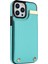 iPhone13 Pro Max Case Telefon Kapağı Tpu+Pu Deri+Metal Kabuk Kart Tutucu Nane Yeşil (Yurt Dışından) 2