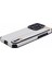 iPhone14 Pro Max Case Timsah Doku Kapağı Pu Derisi+Tpu Telefon Kabuğu-Beyaz (Yurt Dışından) 4