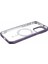 iPhone13 Pro 6.1 Inç Kasa Mat Yumuşak Tpu Manyetik Telefon Kapağı Magsafe-Dark Mor ile Uyumlu (Yurt Dışından) 5