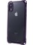 iPhoneXr Için 6.1 Inç Kasa Drop Anter Tpu+Akrilik Telefon Geri Kapak (Büyük Arka Lens Deliği) -Transparent Mor (Yurt Dışından) 3