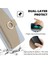 iPhone14 Pro Case Pu Deri+Tpu Zipper Cep Makyaj Aynası Telefon Koruyucu Mavi (Yurt Dışından) 5