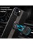 iPhone14 Plus Case Deri+Akrilik+Tpu Damla Geçirmez Yüzük Kickstand Telefon Kapağı-Black (Yurt Dışından) 2