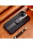 iPhone14 Plus Case Deri+Akrilik+Tpu Damla Geçirmez Yüzük Kickstand Telefon Kapağı-Black (Yurt Dışından) 3