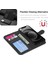 iPhone15 Pu Deri Çapraz Doku Telefon Kılıfı 2'si 1 Arada Çıkarılabilir Flip Stand Cover-Black (Yurt Dışından) 2