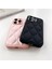 iPhone14 Pro Vasası Için Düz Renkli Su Dalgalanma Deseni Pc+Tpu+Pu Deri Telefon Kapak Pembe (Yurt Dışından) 2
