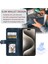 iPhone14 Pro Case Cüzdan Stand Deri Telefon Koruyucu Kapak Kayış-Siyah Yeşil (Yurt Dışından) 5