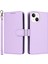 iPhone14 Plus Kasa Için Çıkarılabilir 2'si 1 Arada Pu Deri Folyo Flip Cep Telefonu Kabuk-Mor (Yurt Dışından) 1