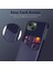 iPhone15 Kumaş Doku Pu Deri Kaplamalı Pc Kapak Mavisi Için Kart Tutucu Koruyucu Telefon Kılıfı (Yurt Dışından) 4
