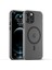 iPhone12 Pro 6.1 Inç/12 6.1 Inç Yarı Saydam Mat Kapak Tpu+Pc Telefon Kılıfı Magsafe-Black ile Uyumlu (Yurt Dışından) 1