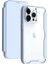 iPhone13 Pro 6.1 Inç Cep Telefonu Kılıfları Pu Deri+Tpu+Akrilik Kart Tutucu Kapak-Mavi (Yurt Dışından) 1
