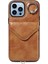 iPhone13 Pro Max Case Ring Tutucu Kickstand Crossbody Telefon Kapak-Kahverengi (Yurt Dışından) 2