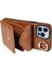 iPhone13 Pro Max Case Ring Tutucu Kickstand Crossbody Telefon Kapak-Kahverengi (Yurt Dışından) 4