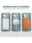 iPhone12/12 Pro 6.1 Inç Telefon Kasası Tpu+Pc Rotary Kickstand-Green ile Manyetik Arka Kabuk (Yurt Dışından) 3