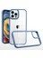 iPhone15 Pro Max Tpu+Sert Pc Metal Düğme Lens Çerçevesi Kapak Telefon Kabuğu Temiz Telefon Kılıfı Blue (Yurt Dışından) 1