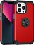 iPhone13 Pro Max Maksimum Back Cover Finger Ring Tutucu Pc+Tpu Telefon Koruyucu Kılıf Kırmızı (Yurt Dışından) 2