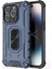 iPhone14 Pro Case Slim Fit Anti-Fall Hibrit Sert Pc Yumuşak Tpu Telefon Geri Kabuk Mavisi (Yurt Dışından) 1