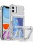 Kart Yuvası Pc+Tpu Kickstand Cover-Cransparent ile iPhone11 Telefon Kılıfı Için (Yurt Dışından) 1