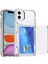 Kart Yuvası Pc+Tpu Kickstand Cover-Cransparent ile iPhone11 Telefon Kılıfı Için (Yurt Dışından) 3