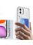 Kart Yuvası Pc+Tpu Kickstand Cover-Cransparent ile iPhone11 Telefon Kılıfı Için (Yurt Dışından) 5