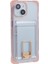 iPhone13 Için Ysm Takviyeli Köşeler Serisi 6.1 Inç Kasa Net Kickstand Telefon Geri Kapak Şeffaf Pembe (Yurt Dışından) 1