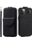 iPhone12/12 Için Pro Case Card Torba Görüntüleme Stand Dikey Flip Pu Deri Telefon Kapak Black (Yurt Dışından) 1