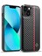 iPhone13 Mini 5.4 Inç Telefon Kılıfı Karbon Fiber Doku Çizelge Anti Deri Kaplamalı Tpu+Eva Kapak (Yurt Dışından) 1
