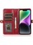 iPhone14 Plus Anti-Drop Için Koruyucu Kılıf Strap-Red ile Sabvaz Alabalık 2'si Tpu+Pu Telefon Kılıfı (Yurt Dışından) 5