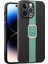 iPhone14 Pro Elektrokaplama Kılıfı Pu+Tpu+Akrilik Şok Geçirmez Telefon Koruyucu Yeşil (Yurt Dışından) 1