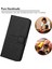 iPhone6/6s/7/8/se (2020)/SE (2022) Stand Cüzdan Kılıf Mikrofiber Deri Baskılı Telefon Kapak Black Için (Yurt Dışından) 2