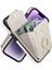 iPhone13 Mini 5.4 Inç Rfıd Engelleme Telefon Kılıfı Çoklu Kart Yuvaları Halk Kickstand Pu Deri+Tpu Anti-Drop Kapak Bej (Yurt Dışından) 3