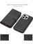 iPhone15 Plus Için Manyetik Emilim Cüzdan Telefon Kılıfı Plus Söndürülebilir 2'si Deli At Dokusu Pu Pop Telefon Kapak Black (Yurt Dışından) 4