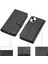 iPhone15 Plus Için Artı Flip Cüzdan Standı Koruyucu Telefon Kapağı Telefon Kasası Çılgın At Dokusu Pu Deri Kabuk-Black (Yurt Dışından) 5