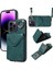iPhone14 Pro Max Case Crossbody Pu Deri+Tpu Ring Kickstand Cep Telefonu Kapak Yeşili (Yurt Dışından) 1