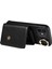 iPhoneIçin Telefon Kabuğu 12/12 Pro 6.1 Inç Yüzük Kickstand Litchi Doku Deri+Tpu Kart Çanta Kılıfı Omuz Kayışı Black (Yurt Dışından) 3