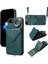 iPhone7/8 Case Pu Deri Kart Yuvaları Crossbody Telefon Kapak Yeşil (Yurt Dışından) 1