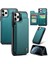 iPhone11 Pro Max Case Rfıd Engelleme Glossy Pu Deri Telefon Koruyucu Yeşil (Yurt Dışından) 1