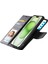 iPhone15 Plus Söndürülebilir Manyetik Iç Kasa Pu Deri Cüzdan Stand Cep Telefonu Kapağı Black Için (Yurt Dışından) 4