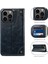 iPhone15 Pro Case Anti-Cratch Pu Deri+Tpu Cep Telefonu Cüzdan Kapak Mavisi (Yurt Dışından) 4