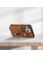 iPhone15 Pro Cover Tpu+Pu Deri Kart Tutucu Kickstand Telefon Vaka-Kahverengi (Yurt Dışından) 3