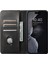 iPhone15 Plus Case Waxy Doku Deri Cep Telefonu Kart Yuvaları Black ile (Yurt Dışından) 2