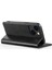 iPhone15 Plus Case Waxy Doku Deri Cep Telefonu Kart Yuvaları Black ile (Yurt Dışından) 5
