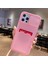 iPhone15 Pro Case Card Tutucu Için Tpu Telefon Kapağı Kayar Lens Kapak Pembe (Yurt Dışından) 1