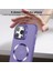 iPhone15 Pro Max Pc+Tpu Magsafe Lens Film Kickstand Matte Cover-Dark Purple (Yurt Dışından) 3