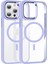 Magsafe Tpu+Pc Telefon Kapak Işık Mor ile Uyumlu iPhone15 Pro Max Manyetik Kılıf Için (Yurt Dışından) 1