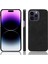 iPhone15 Pro Max Litchi Doku Koruyucu Kılıf Pu Deri Kaplamalı Tpu Akıllı Telefon Kapak Black (Yurt Dışından) 4