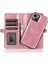 iPhone15 Plus Cep Telefonu Kılıfı Çıkarılabilir 2'si 1'ör Cüzdan Deri Kapak Strap-Rose Altın (Yurt Dışından) 3