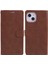 iPhone15 Plus Için Blue Moon Plus Pu Pu Deri Kapak Flip Shell-Brown (Yurt Dışından) 1