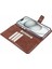 iPhone15 Plus Için Blue Moon Plus Pu Pu Deri Kapak Flip Shell-Brown (Yurt Dışından) 4